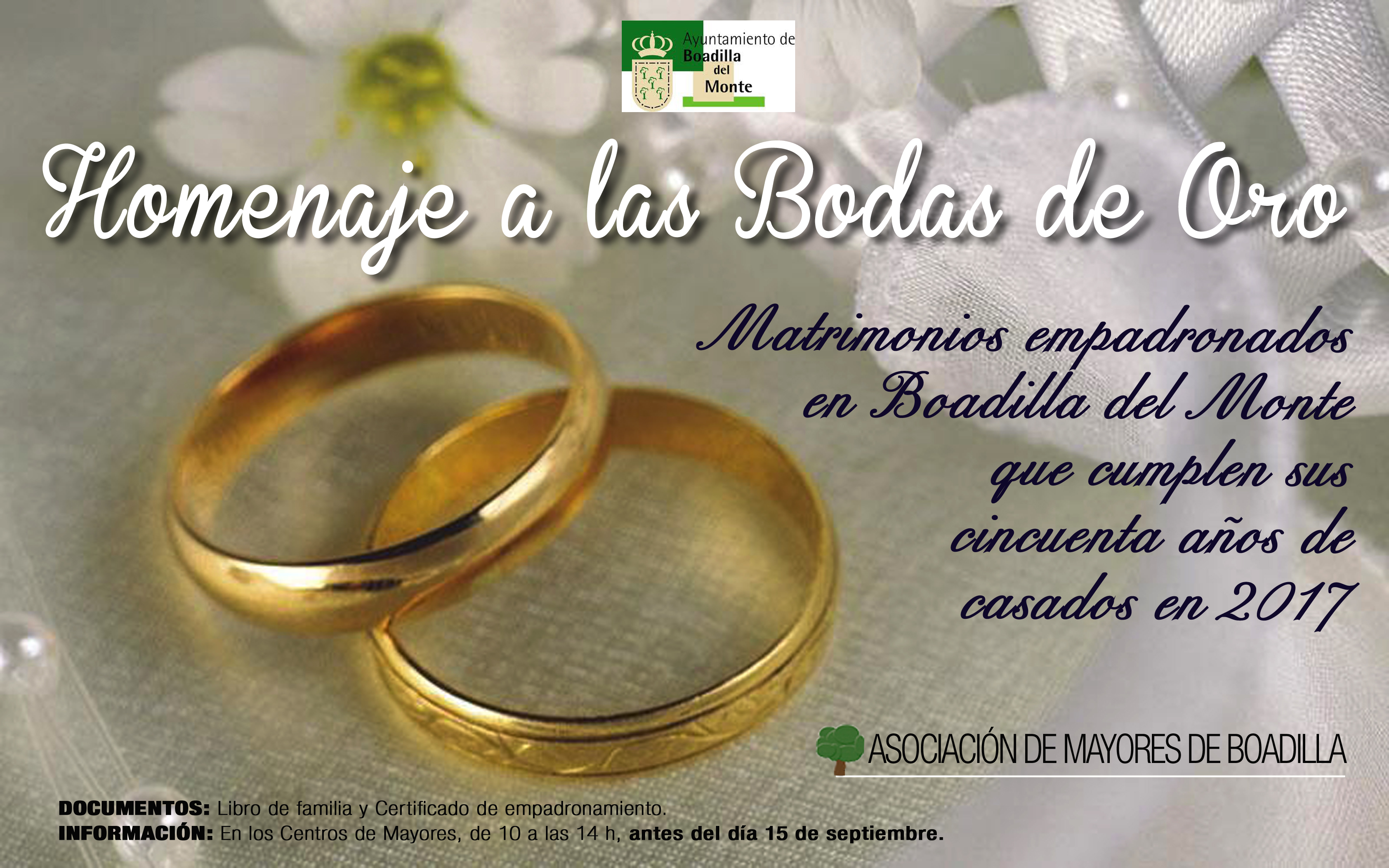 HOMENAJE BODAS DE ORO